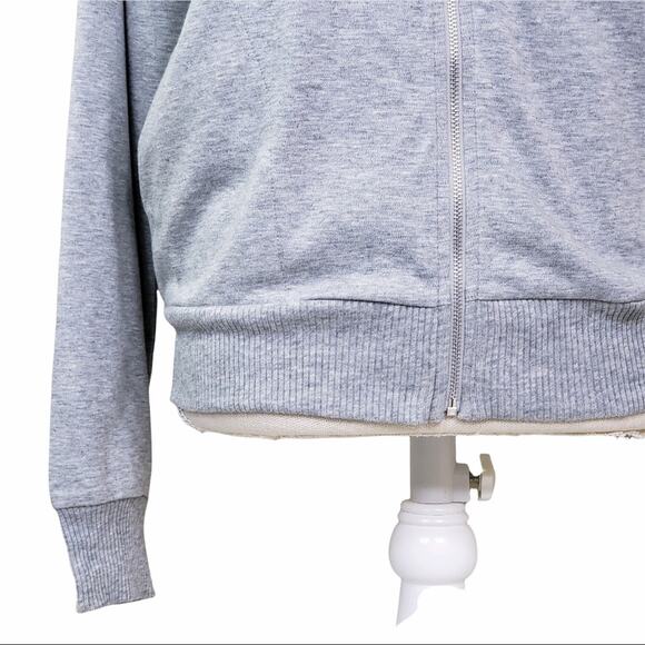 Cosabella Women's Marathon Co Pima Cotton Jacket Heather Gray Size Medium NEW - Picture 7 of 12